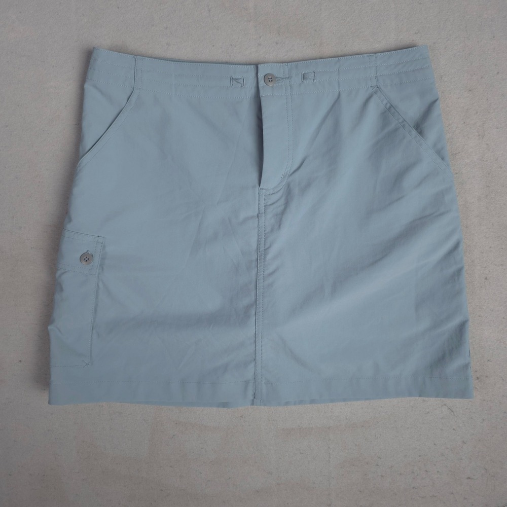 Patagonia Women's‎ Skort Blue Active Athletic Hiking Mini Skirt Size 8